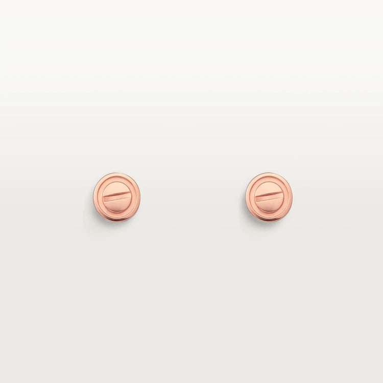 ¡®Loco¡¯LOVE EARRINGS PINK GOLD 10MM