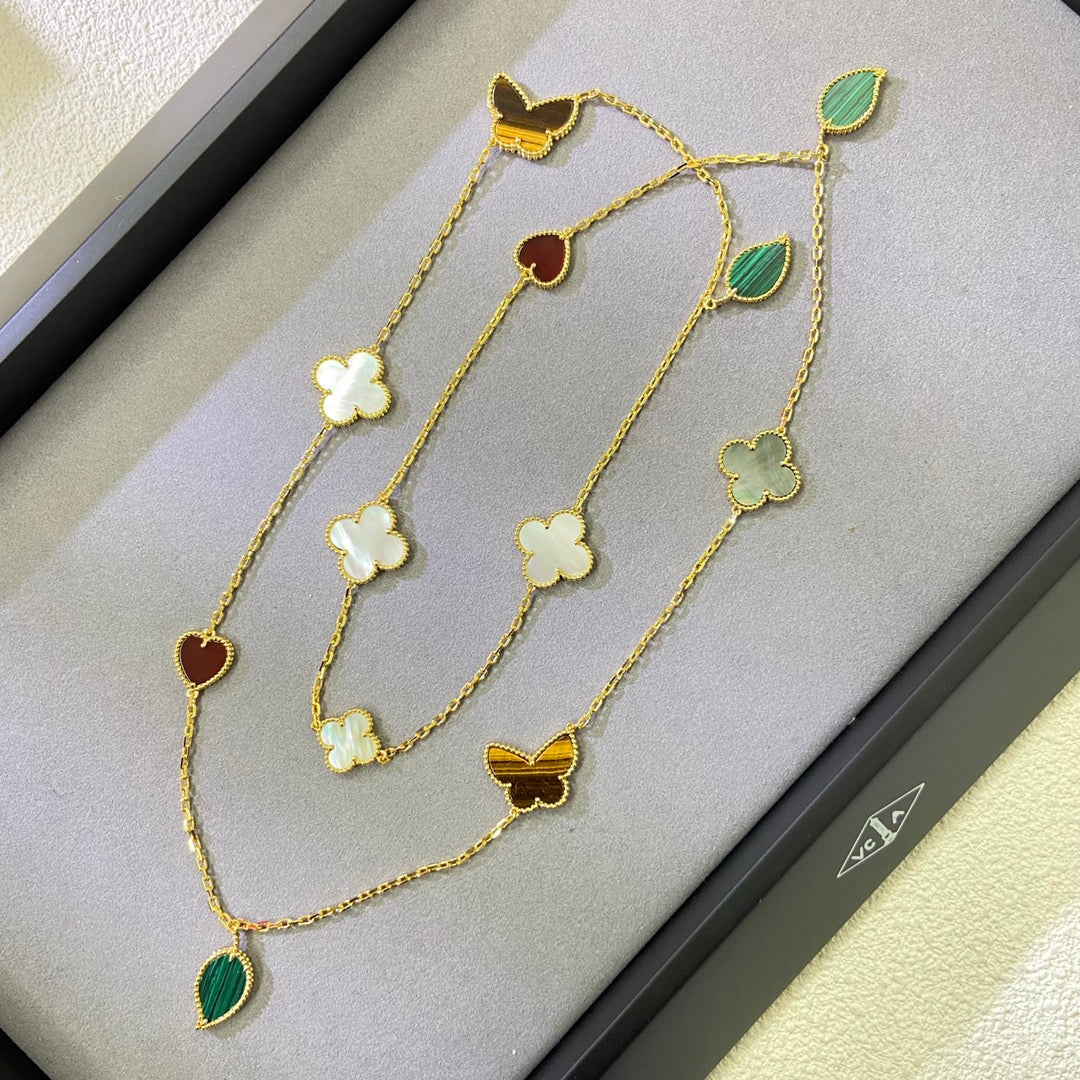 [Loco] Lucky Alhambra Long Necklace-12 Designs