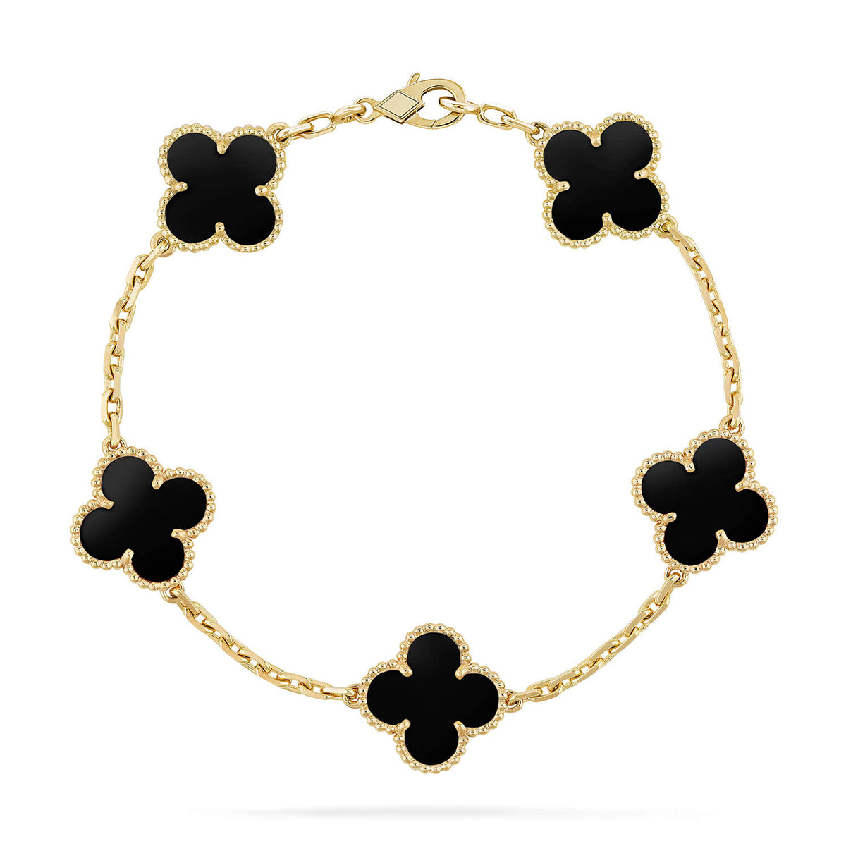 [Loco]New CLOVER 5 MOTIF ONYXS BRACELET COLLECTION