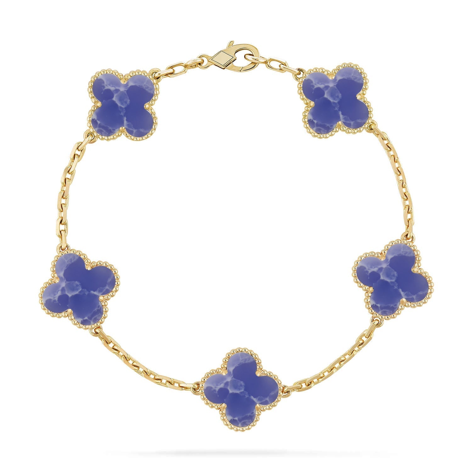 [Loco]New CLOVER 5 MOTIF BLUE VEINS BRACELET COLLECTION