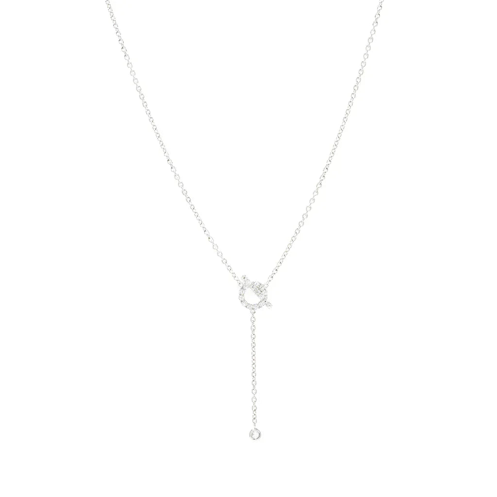 ¡®Loco¡¯FINESSE SILVER DIAMOND NECKLACE