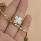 ¡®Loco¡¯LUCKY SPRING 5 MOTIF GOLD BRACELET