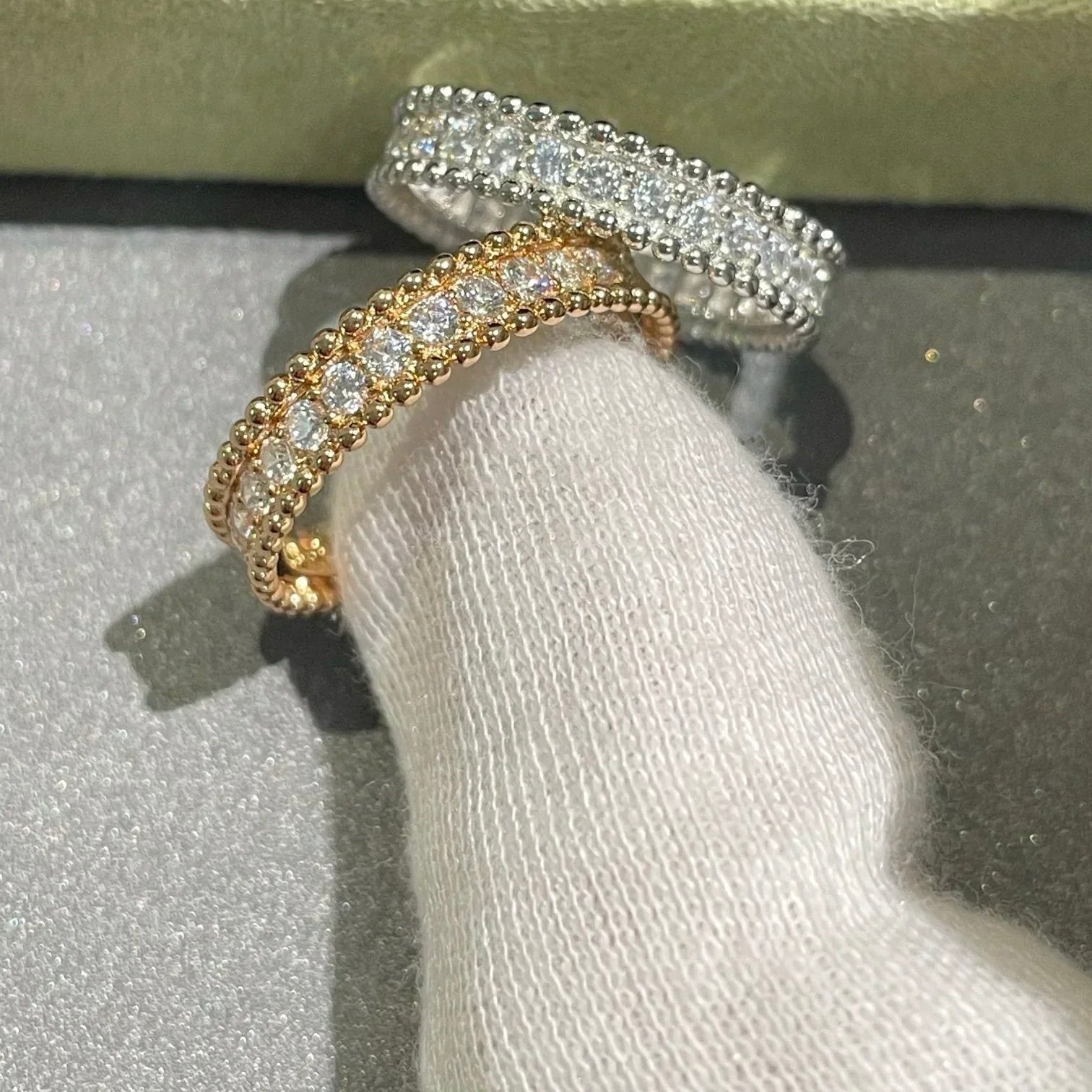 ¡®Loco¡¯PERLEE DIAMOND ROSE GOLD RING