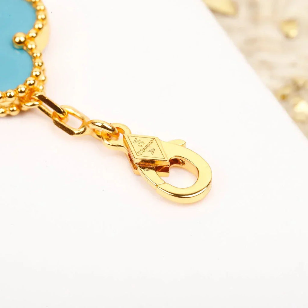 [Loco]New  CLOVER 5 MOTIF TURQUOISE BRACELET COLLECTION