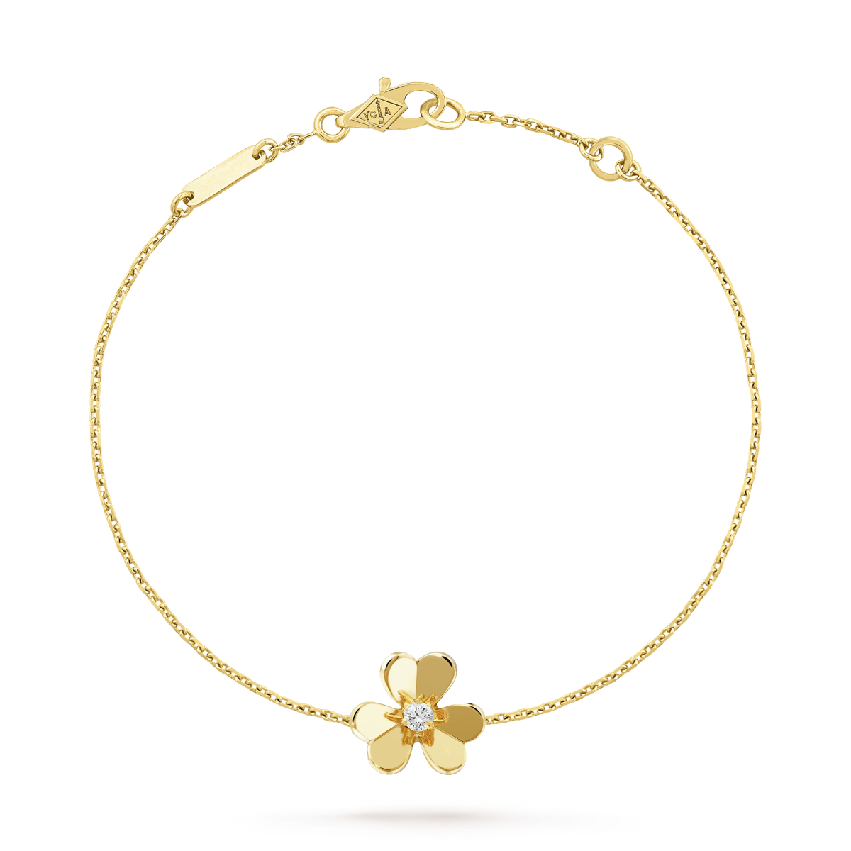 ¡®Loco¡¯FRIVOLE GOLD FLOWER PINK MALACHITE BRACELET