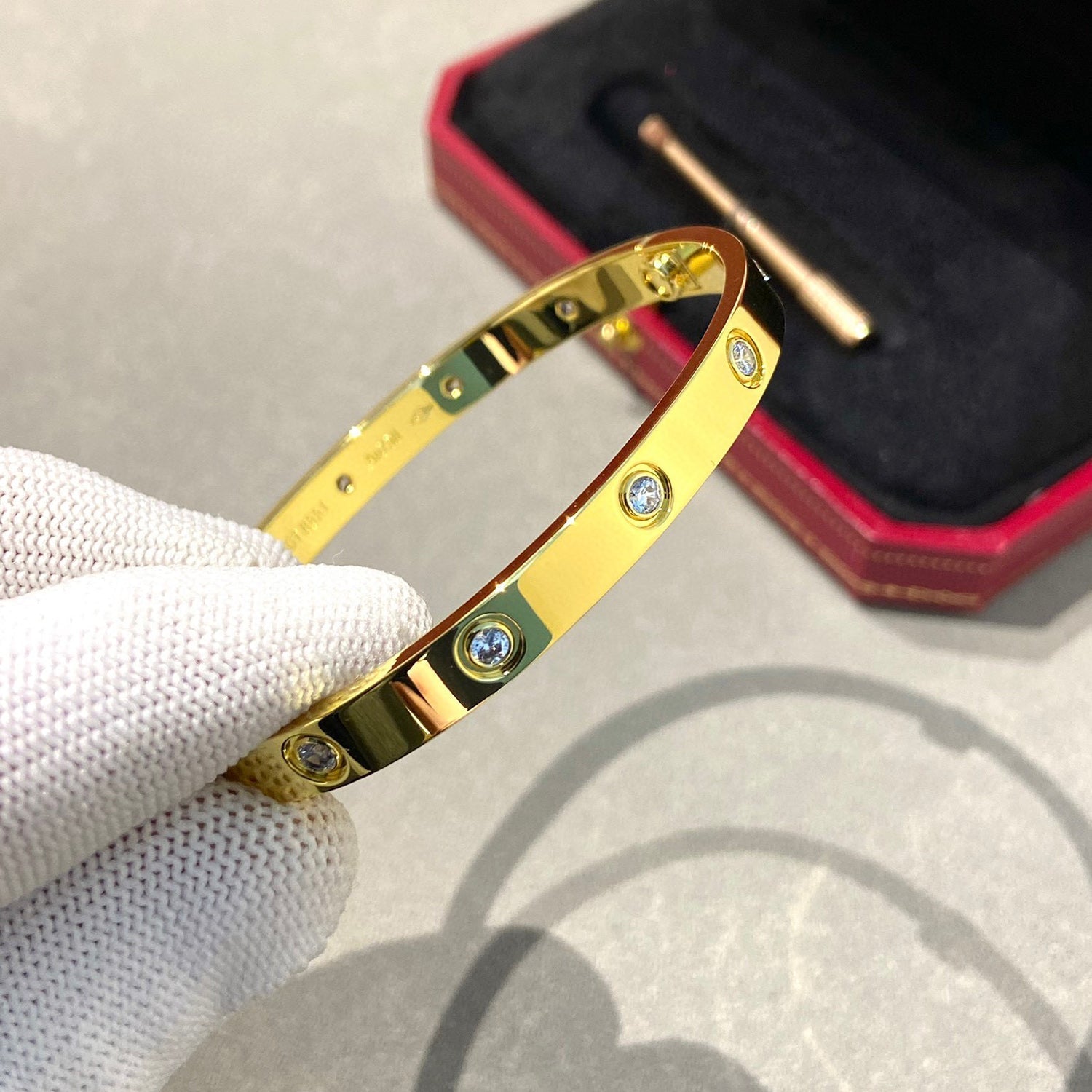 ¡®Loco¡¯LOVE BRACELET 6.1MM 10 DIAMONDS