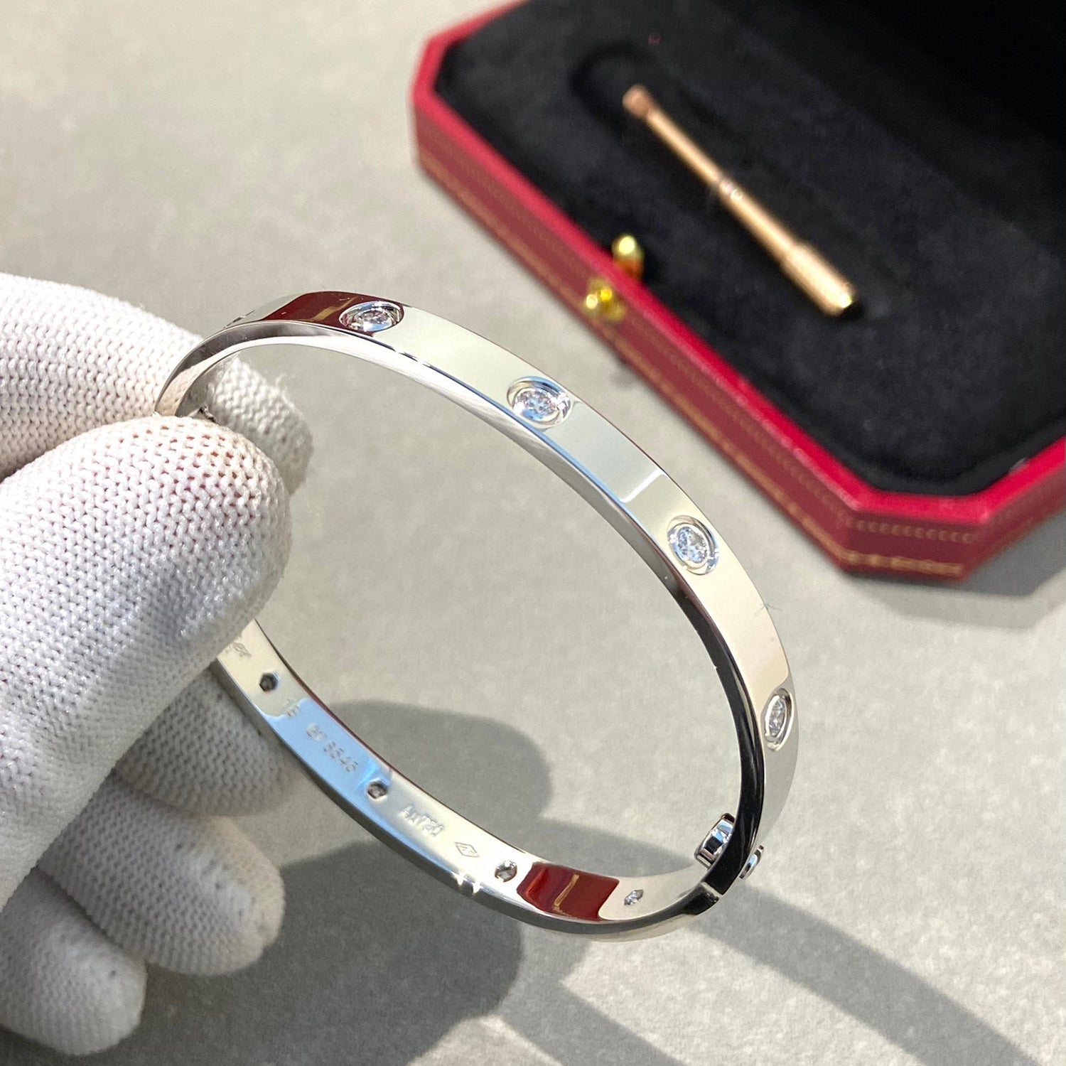 ¡®Loco¡¯LOVE BRACELET 6.1MM 10 DIAMONDS