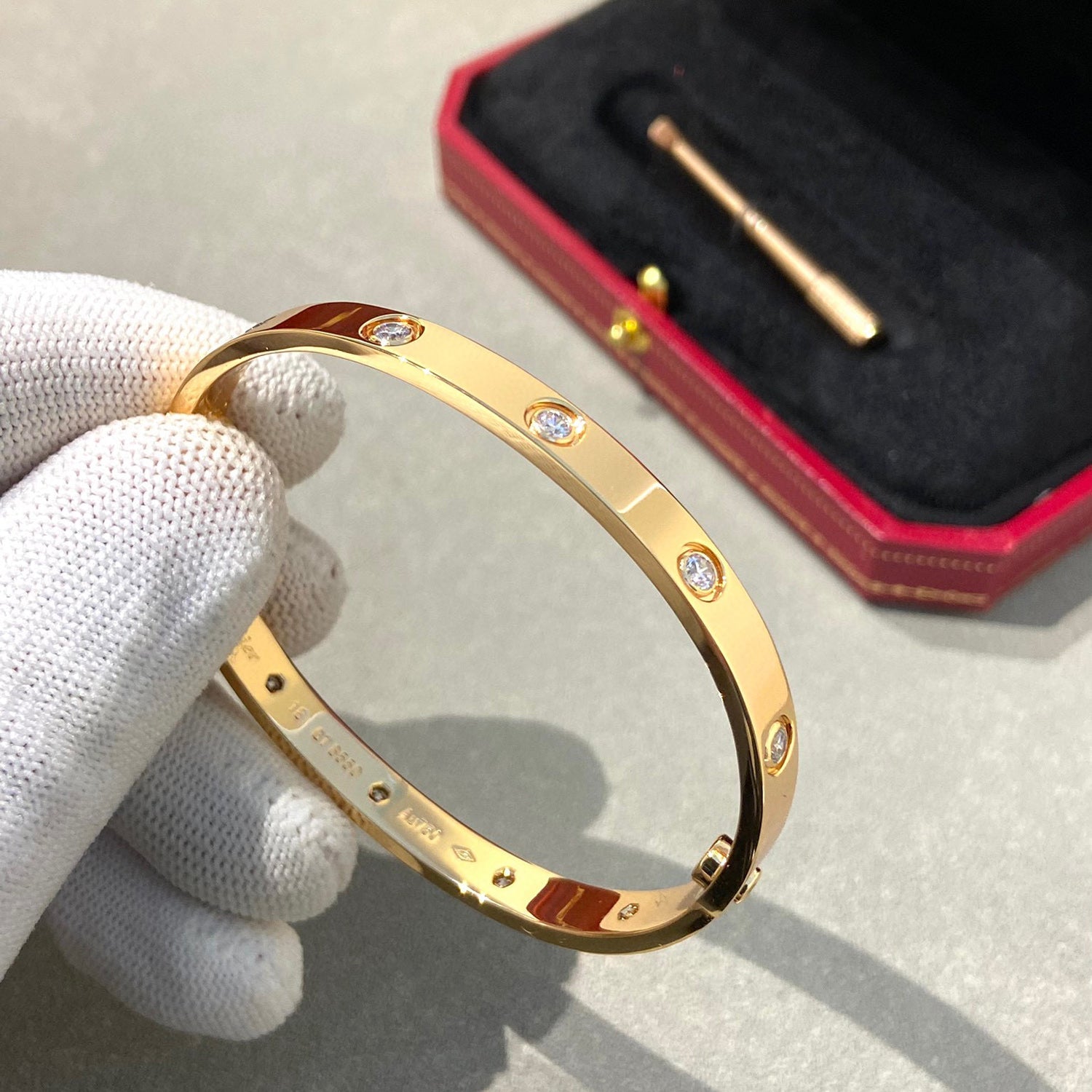 ¡®Loco¡¯LOVE BRACELET 6.1MM 10 DIAMONDS