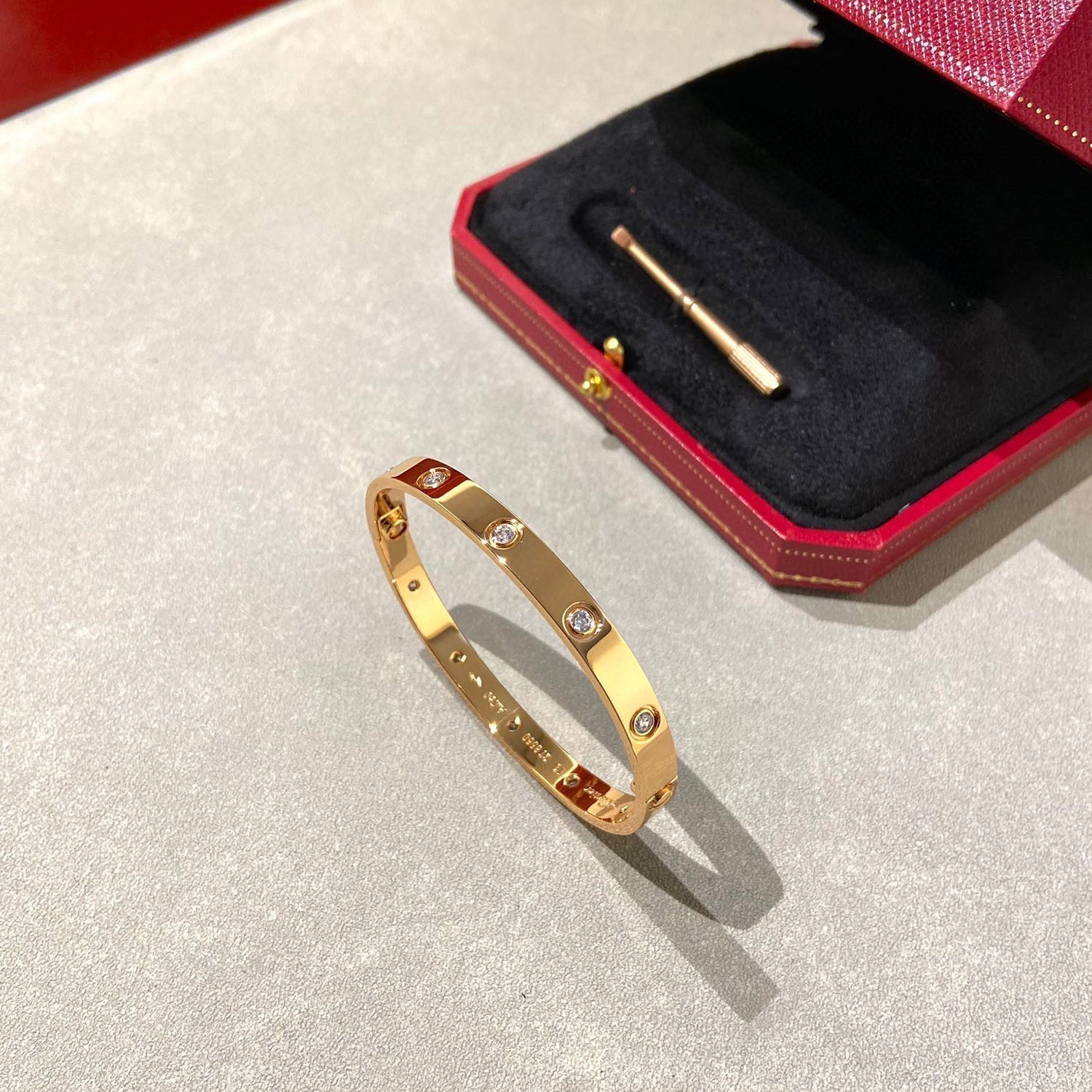 ¡®Loco¡¯LOVE BRACELET 6.1MM 10 DIAMONDS