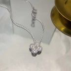 ¡®Loco¡¯CLOVER 15MM DIAMOND SINGLE FLOWER NECKLACE