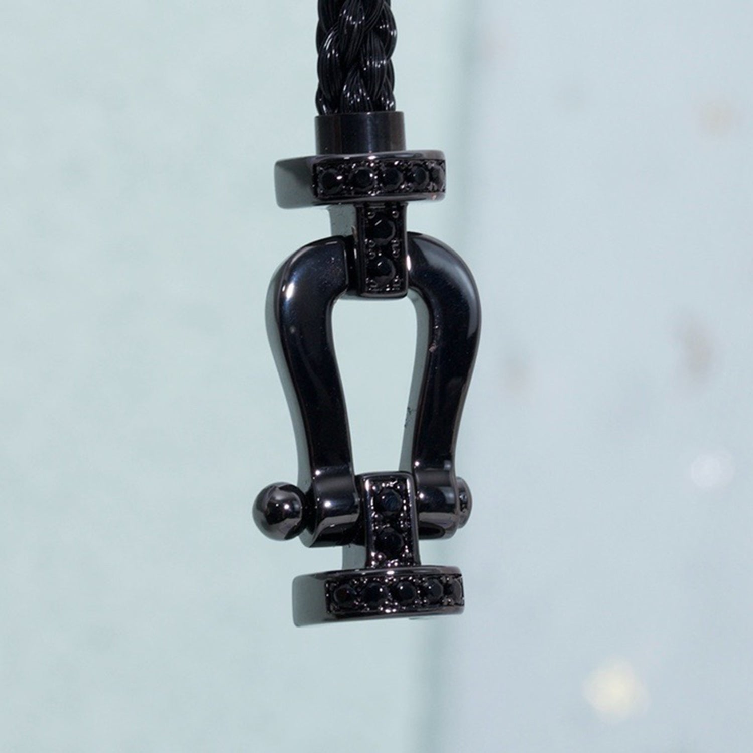 ¡®Loco¡¯FORCE LARGE SERIES HORSESHOE BLACK SAMURAI BRACELET