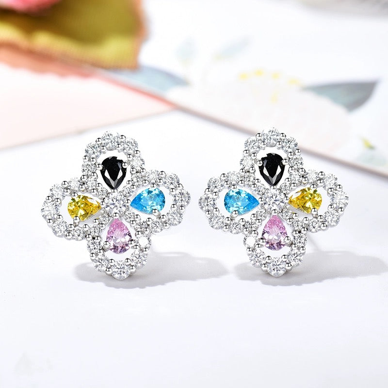 ¡®Loco¡¯LOOP EARRINGS FULL MOTIF DIAMOND 16MM