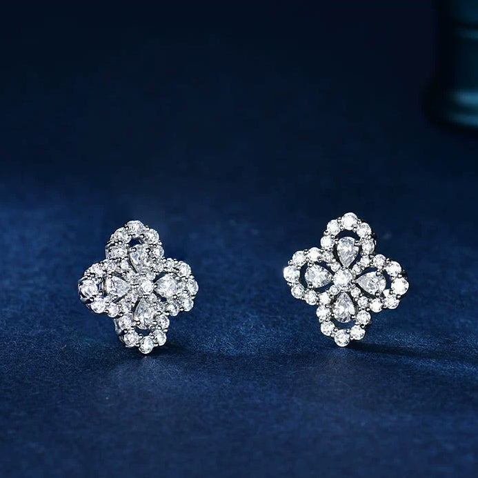 ¡®Loco¡¯LOOP EARRINGS FULL MOTIF DIAMOND 16MM