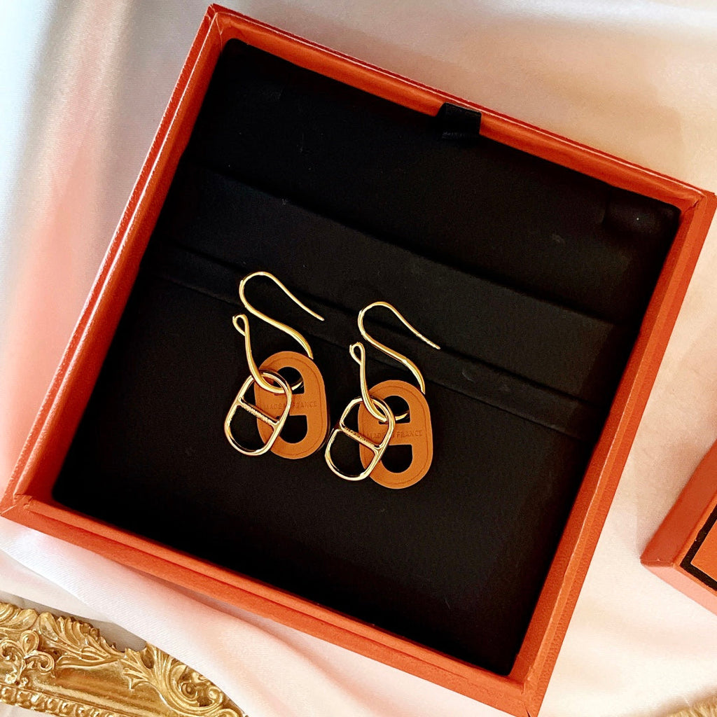 ¡®Loco¡¯HM O'MAILLON GOLD EARRINGS