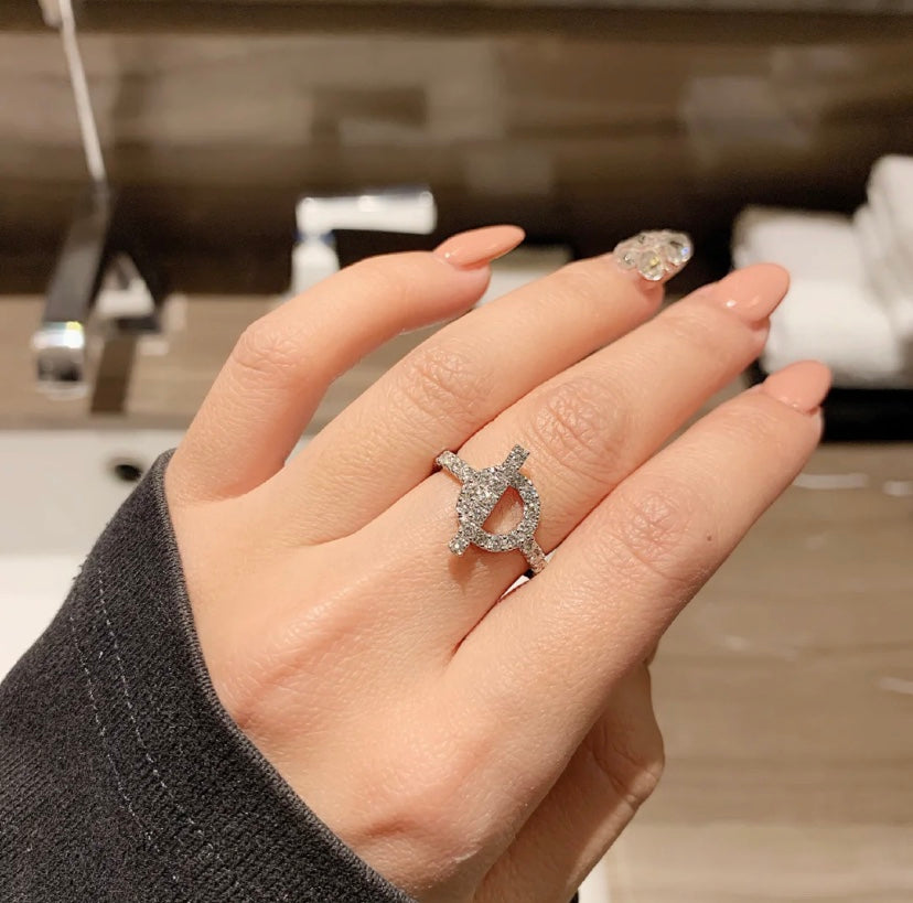 ¡®Loco¡¯ECHAPPEE RING SILVER DIAMOND