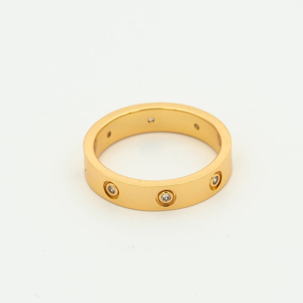 ¡®Loco¡¯LOVE RING 3.6MM 8 DIAMONDS