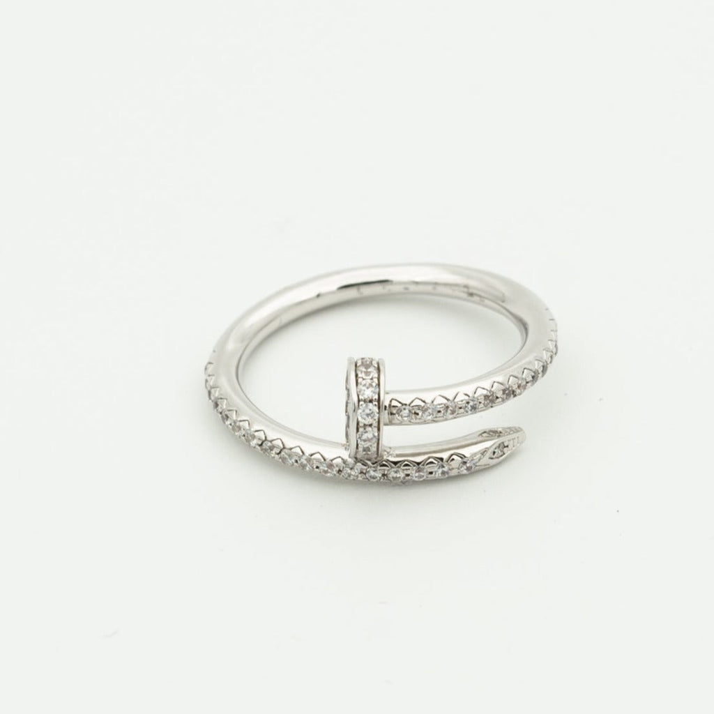 ¡®Loco¡¯JUSTE RING 1.8MM SILVER DIAMONDS