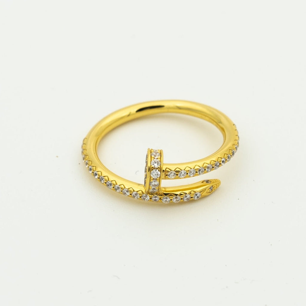 ¡®Loco¡¯JUSTE RING 1.8MM GOLD DIAMONDS