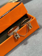 ¡®Loco¡¯HM KELLY CLOCHETTE DOUBLE RING IN  WITH DIAMONDS