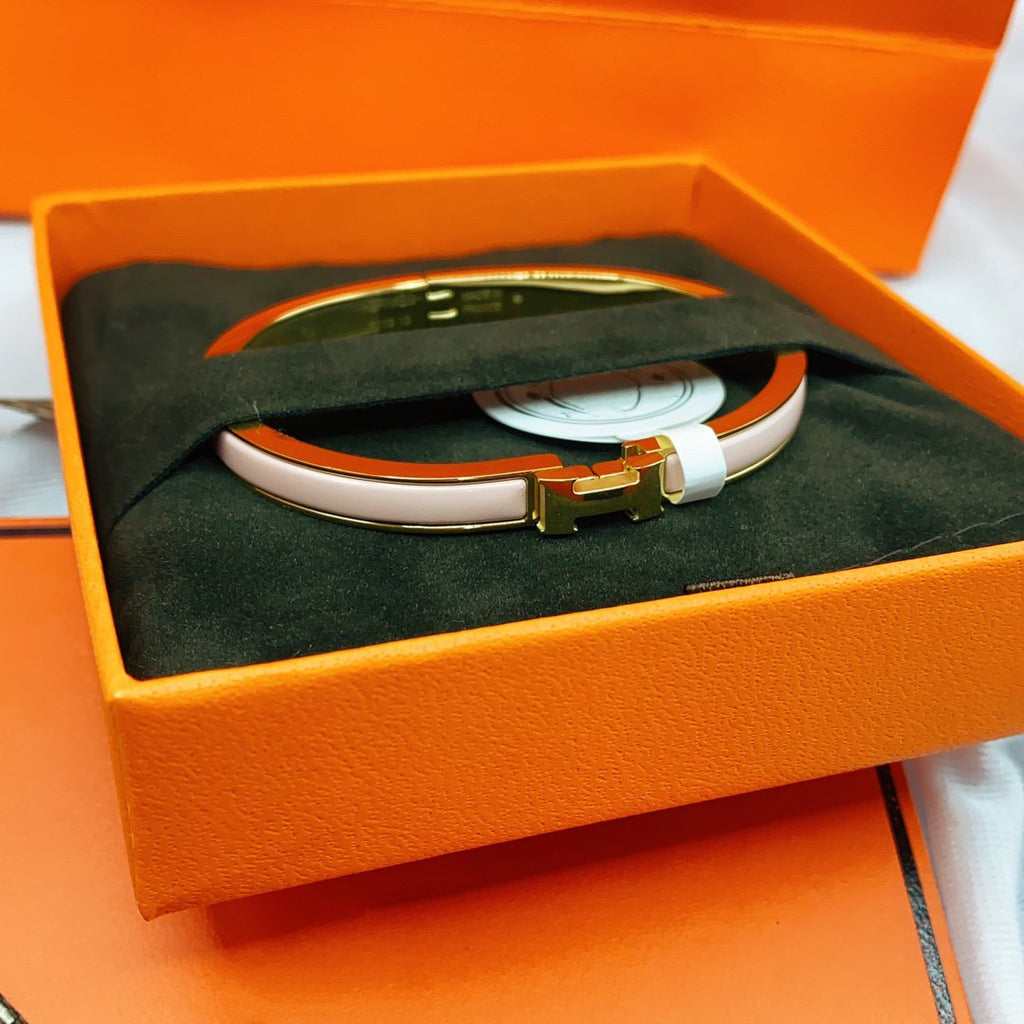 ¡®Loco¡¯CLASSIC HM CLIC  PINK 8MM ENAMEL BRACELET