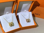 ¡®Loco¡¯HM CLIC YELLOW ENAMEL GOLD NECKLACE