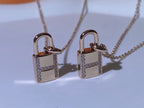 ¡®Loco¡¯HM ADVANCED NICHE LOCK HEAD NECKLACE DIAMONDS