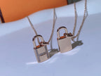 ¡®Loco¡¯HM ADVANCED NICHE LOCK HEAD NECKLACE DIAMONDS