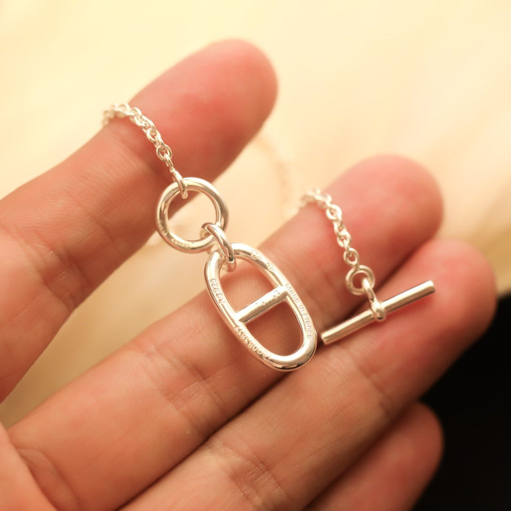 ¡®Loco¡¯HM CHAINE D'ANCRE PENDANT NECKLACE STERLING SILVER
