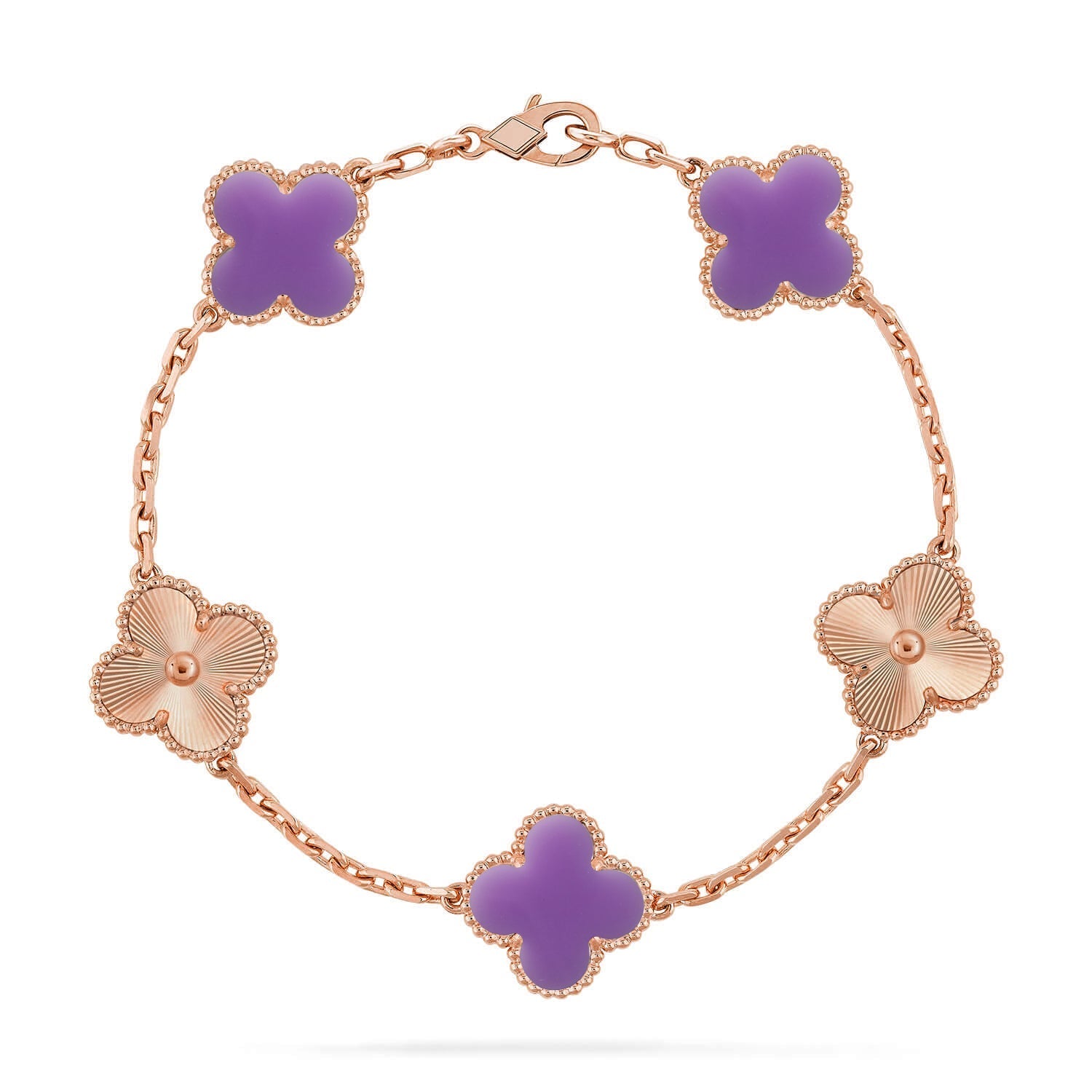 [Loco]New CLOVER 5 MOTIF LIGHT PURPLE BRACELET COLLECTION
