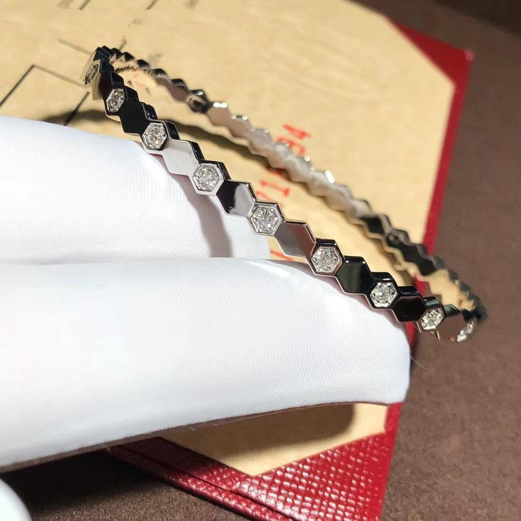 ¡®Loco¡¯BEE LOVE SILVER DIAMOND BRACELET