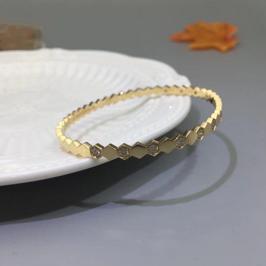 ¡®Loco¡¯BEE LOVE GOLD DIAMOND BRACELET