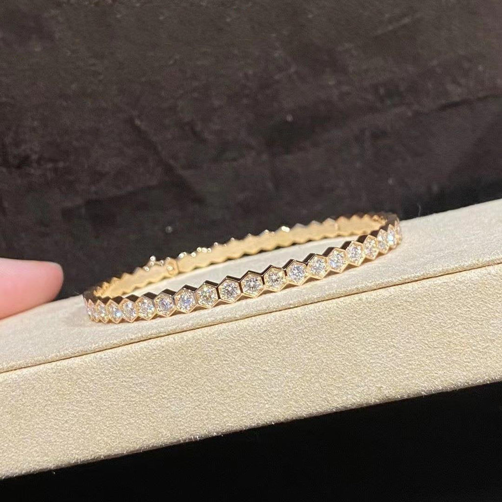 ¡®Loco¡¯BEE LOVE GOLD BRACELET FULL DIAMOND