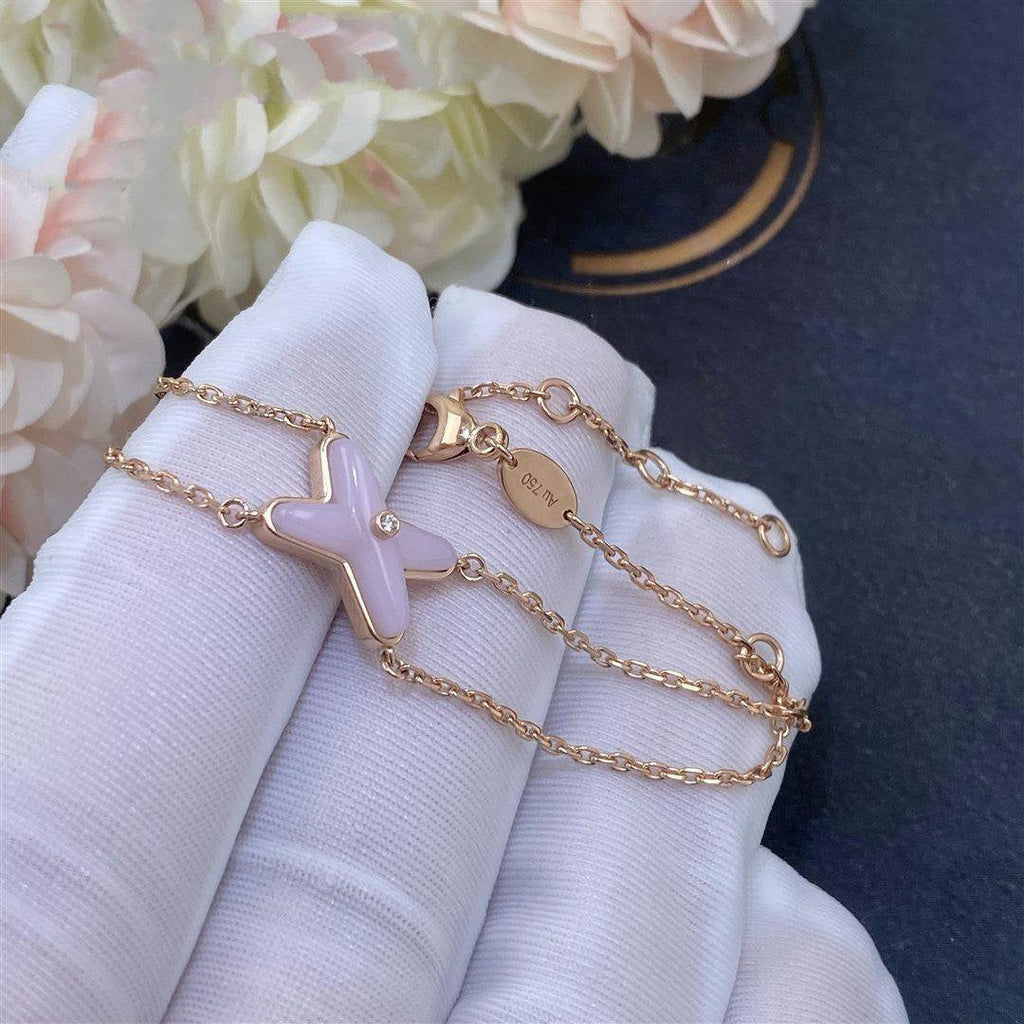 ¡®Loco¡¯JEUX BRACELET PINK MOP PINK GOLD 1 DIAMOND