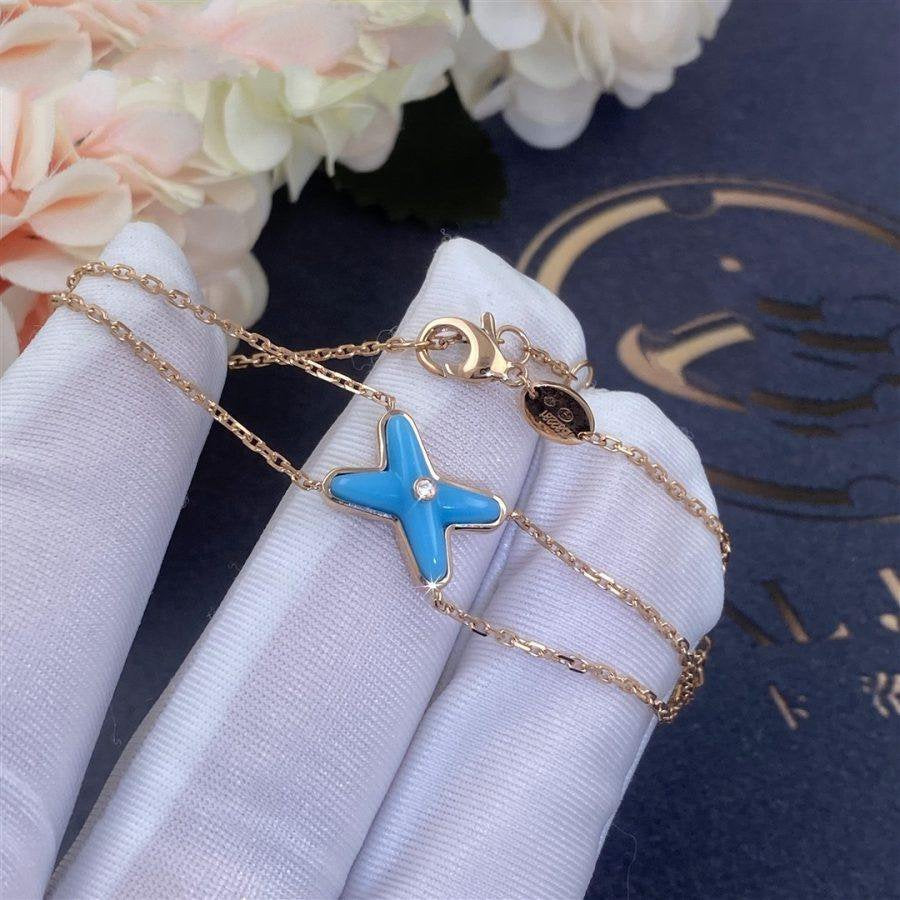 ¡®Loco¡¯JEUX BRACELET TURQUOISE PINK GOLD 1 DIAMOND