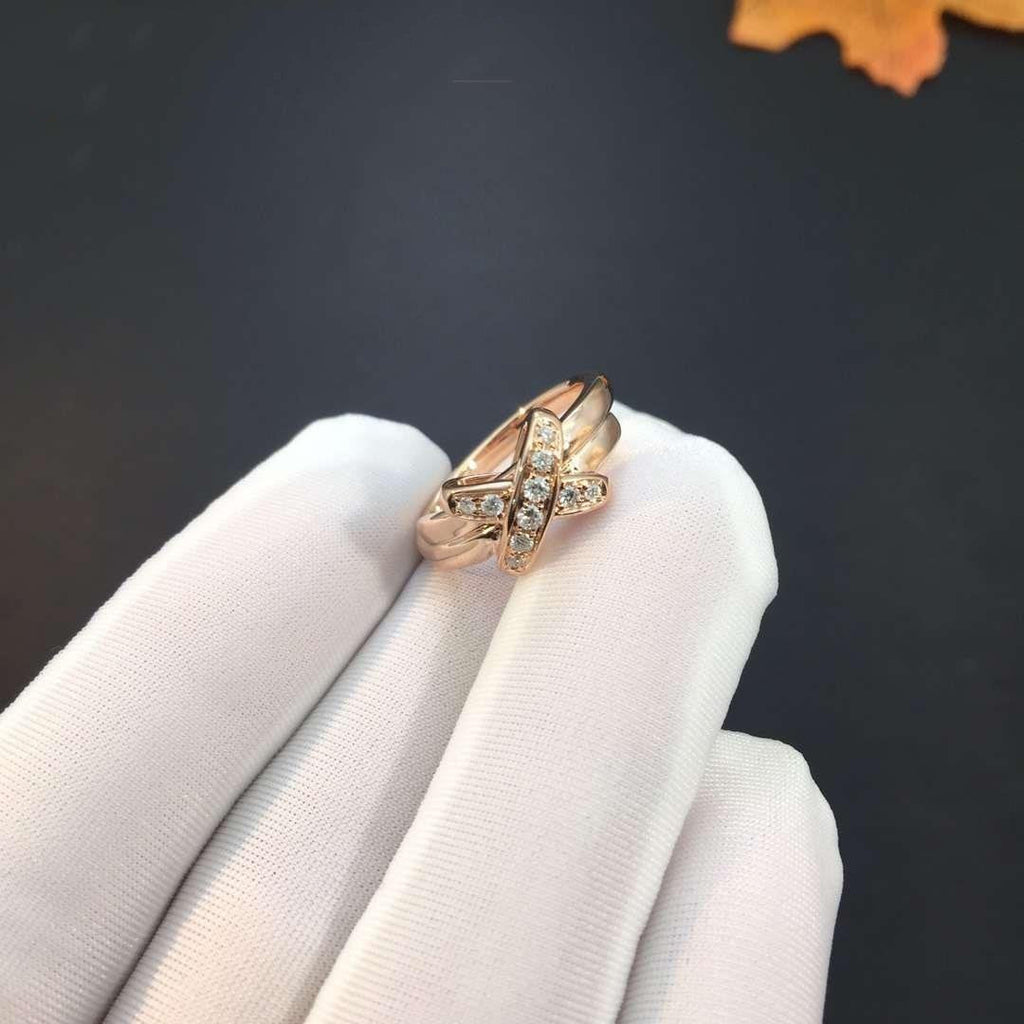 ¡®Loco¡¯JEUX DE PINK GOLD DIAMOND RING