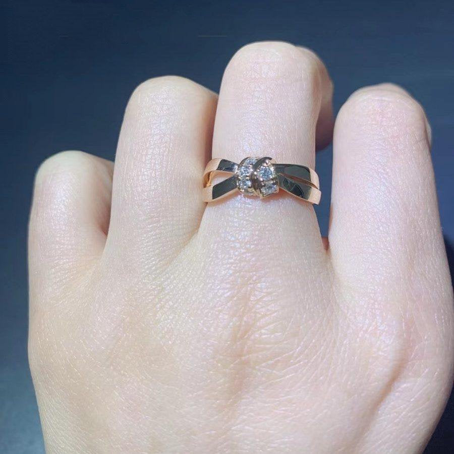 ¡®Loco¡¯LIENS RING PINK GOLD DIAMOND
