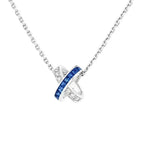 ¡®Loco¡¯LIENS DIAMOND SILVER NECKLACE