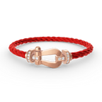 ¡®Loco¡¯FORCE LARGE HORSESHOE HALF DIAMOND BRACELET ROSE GOLD