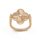 ¡®Loco¡¯CLOVER RIVERSIBLE ROSE GOLD RING