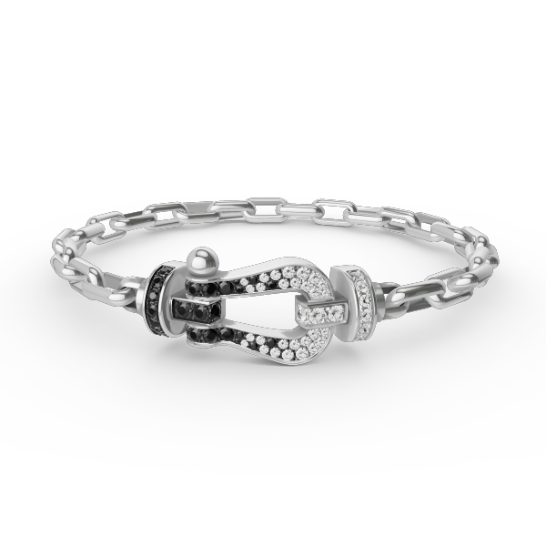 ¡®Loco¡¯FORCE LARGE HORSESHOE CLASP  METAL BRACELET