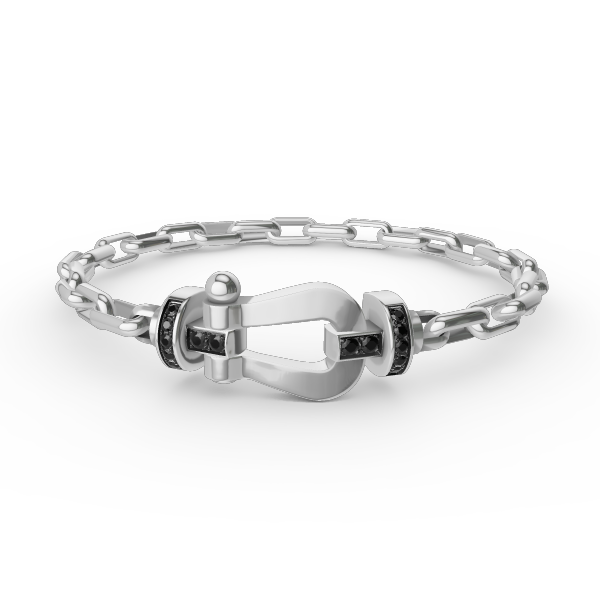 ¡®Loco¡¯FORCE LARGE HORSESHOE CLASP  METAL BRACELET