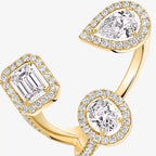 [[Loco jewelrys] Diamond Ring 0,25ct My Twin Trilogy