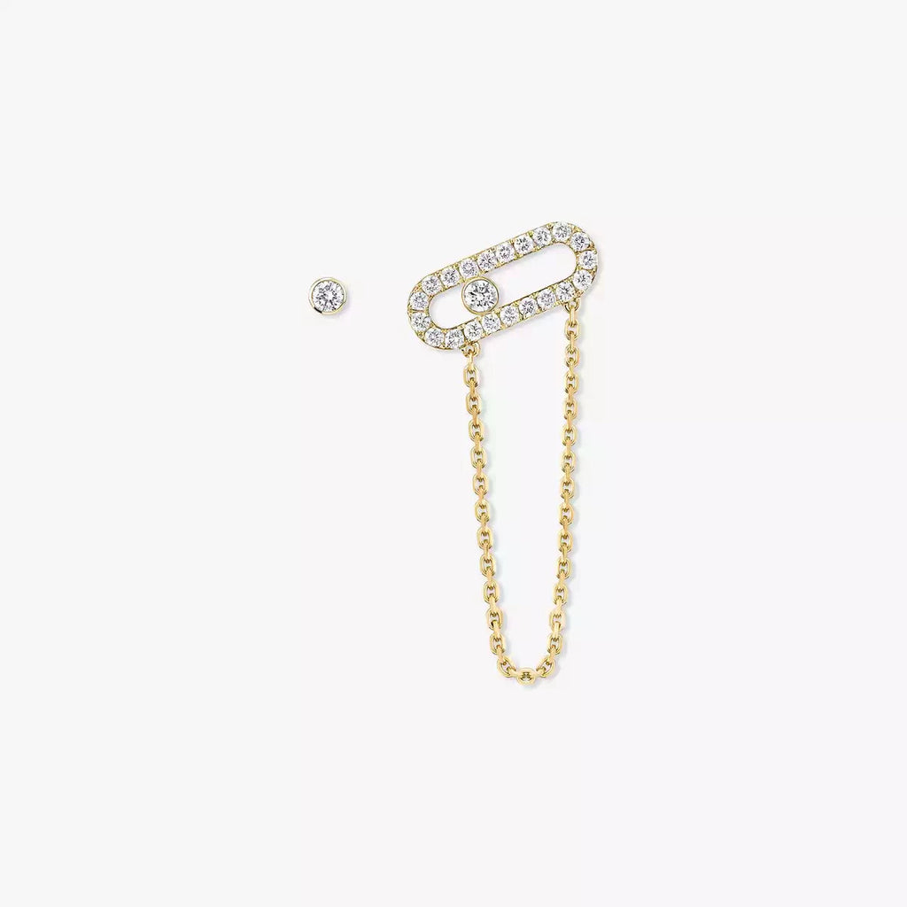 [Loco jewelrys]Move Uno Diamond Earrings