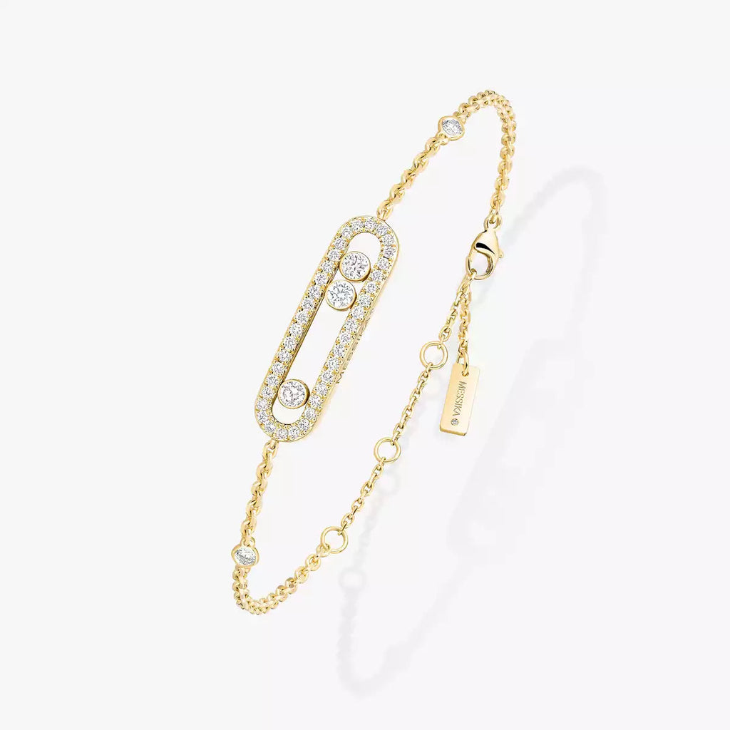 [Loco jewelrys]Pavé Baby Move Diamond Bracelet