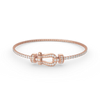 ¡®Loco¡¯FORCE  HORSESHOE  DIAMOND TENNIS BRACELET