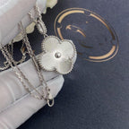 ¡®Loco¡¯CLOVER 25MM SILVER BIG CLOVER NECKLACE