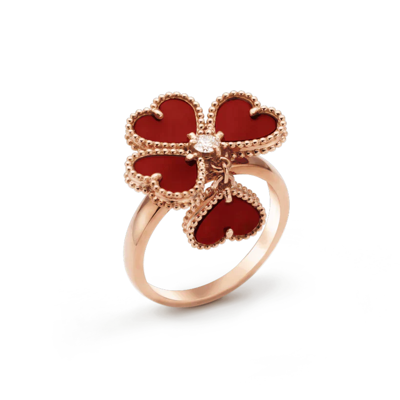 ¡®Loco¡¯SWEET CLOVER CARNELIAN RING