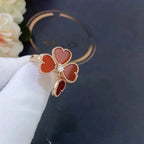 ¡®Loco¡¯SWEET CLOVER CARNELIAN RING