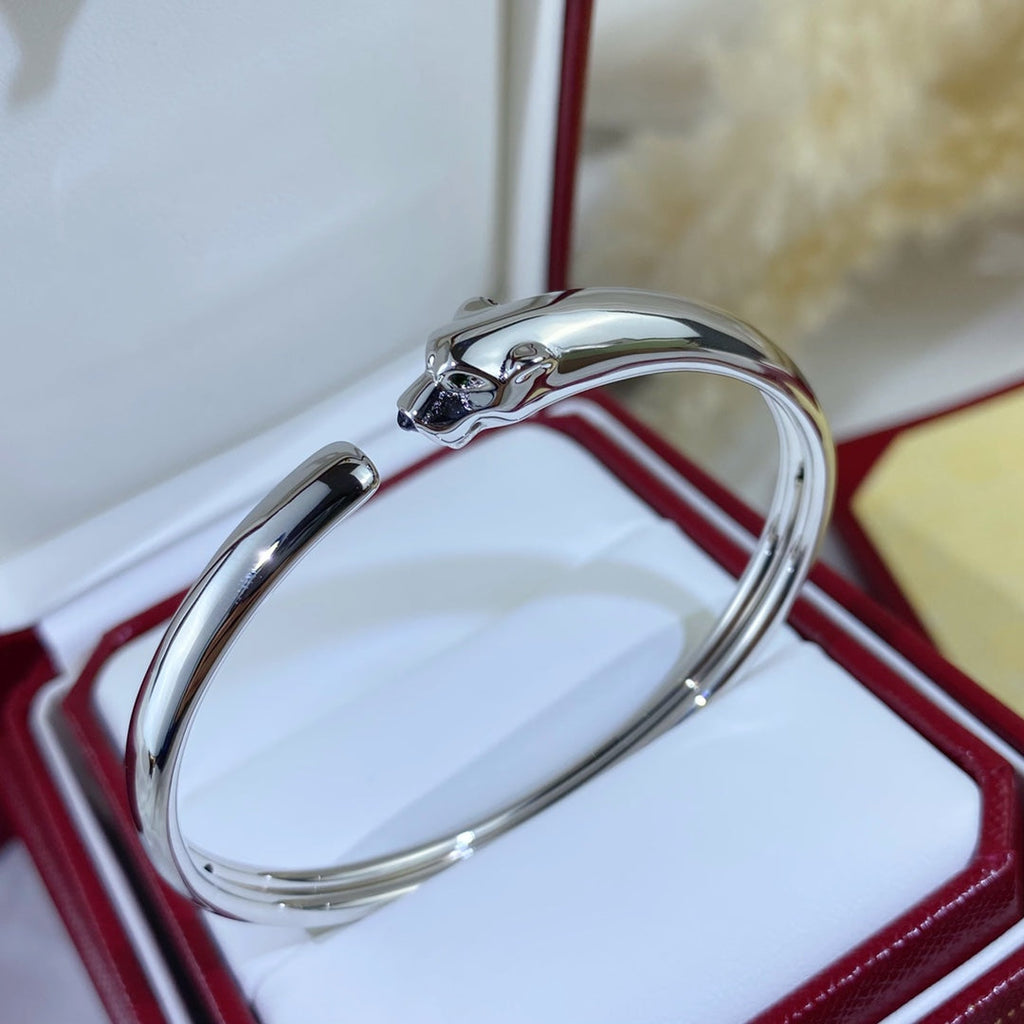 ¡®Loco¡¯PANTHERE SILVER OPEN BRACELET